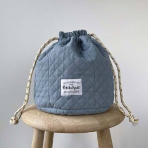 get your knit together bag i farven worker blue