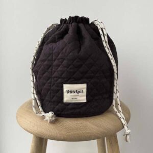 get your knit together bag dark oak